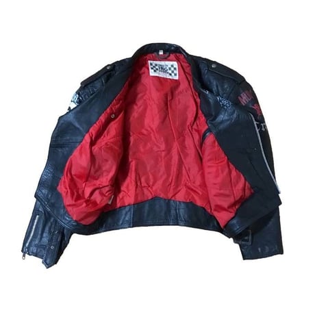 【USED】80'S HARDCORE PAINT CUSTUM RIDERS JACKET