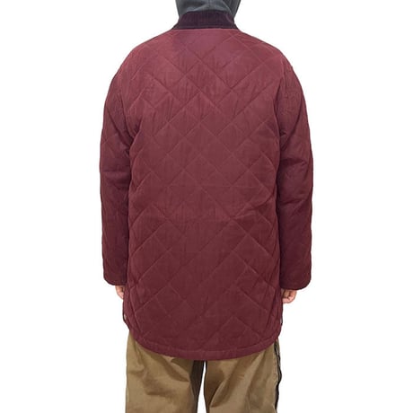 【USED】00'S BURBERRY LONDON WAXED COTTON QUILTED JACKET