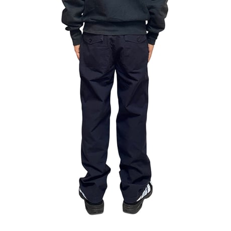 【USED】90's-00's STUSSY Ripstop Double Knee Work Pants Navy