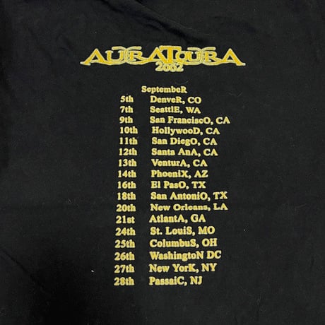【USED】00s THE MISSION AurA TourA 2002 T-SHIRT