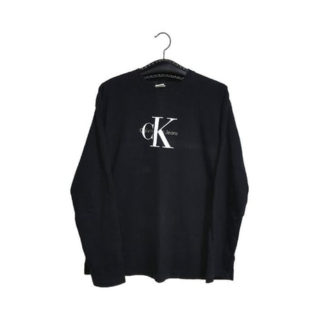 【USED】90'S CK CALVIN KLEIN JEANS L/S T-SHIRT MADE IN USA