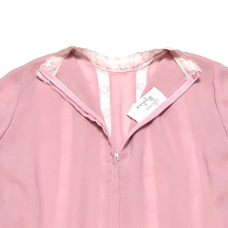 【USED】80's BULLOCKS WILSHIRE DRESS PINK