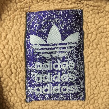 【USED】90'S ADIDAS OLD SCHOOL COAT BLACK×GOLD