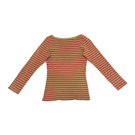 【USED】90's Hysteric Glamour BORDER THREE QUARTER SLEEVE T-SHIRT