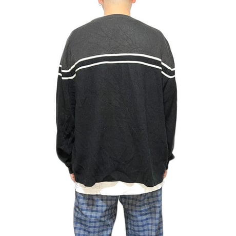 【USED】90'S-00'S WRANGLER HERO LINE DESIGN KNIT SWEATER