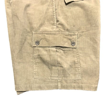 【USED】90'S POLO BY RALPH LAUREN CORDUROY CARGO SHORTS