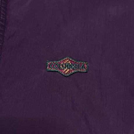 【USED】80's-90's Columbia NYLON MOUNTAIN JACKET PURPLE