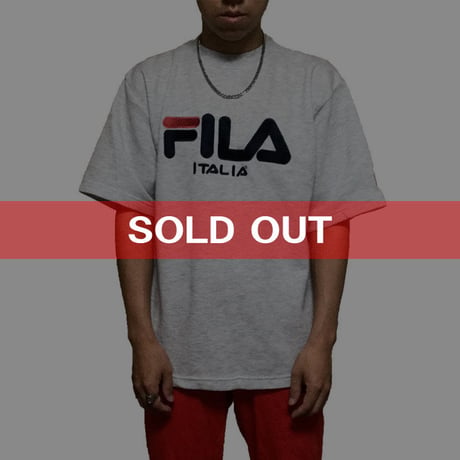 【USED】90'S FILA ITALIA LOGO T-SHIRT