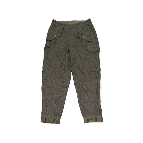 【USED】70'S SWEDISH ARMY M39 WOOL CARGO PANTS