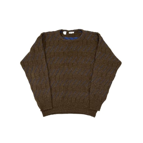 【USED】90'S GIORGIO ARMANI 3D KNIT SWEATER