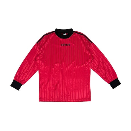 【USED】80's-90's adidas L/S SOCCER JERSEY RED