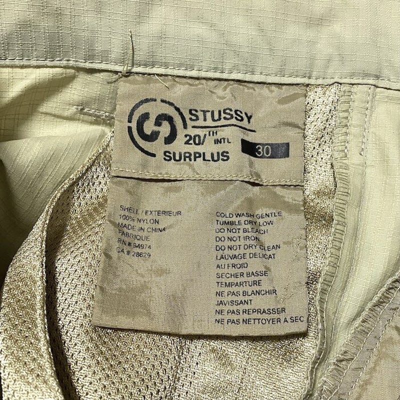 USED】00'S STUSSY × SURPLUS UTILITY POCKET SHOR USED】00'S STUSSY × SURPLUS UTILITY POCKET SHOR