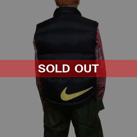 【USED】90'S NIKE DOWN VEST SWOOSH