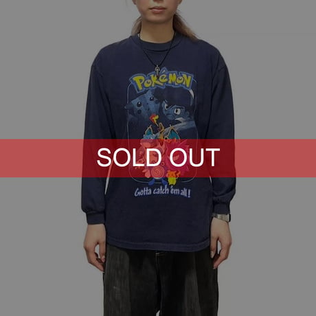 【USED】90'S Pokémon L/S T-SHIRT