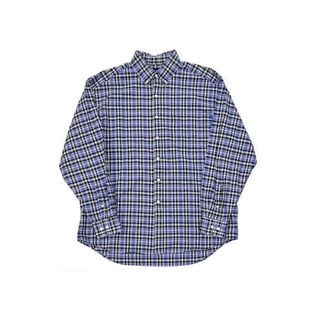 【USED】90'S OLD GAP CHECK B.D. SHIRT PURPLE