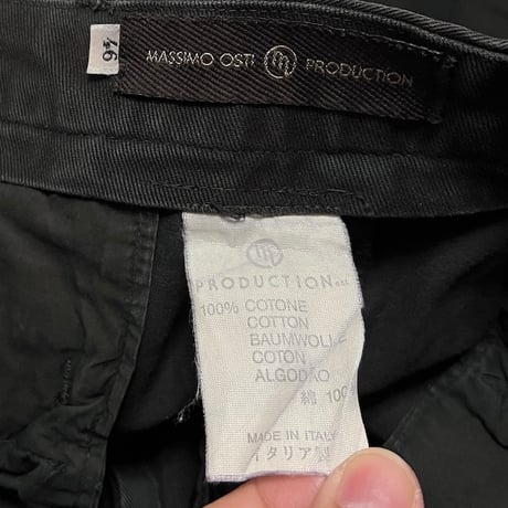 【USED】90's MASSIMO OSTI PRODUCTION COTTON TROUSERS