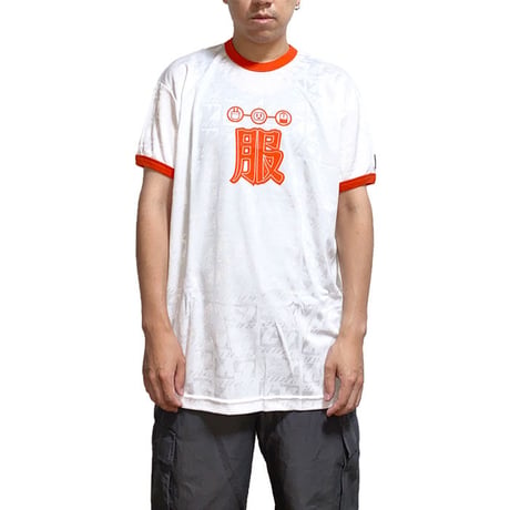 【DEAD STOCK】90'S CY-BORG "服" GAME T-SHIRT RED