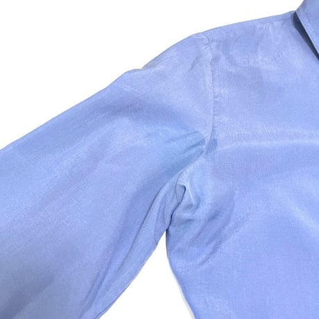 【USED】80'S DANIEL DUVAL LONG POINT COLLAR BLOUSE