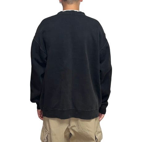 【USED】90's-00's DCSHOECOUSA DC SHOE SKATEBOARDER SILHOUETTE SWEATSHIRT