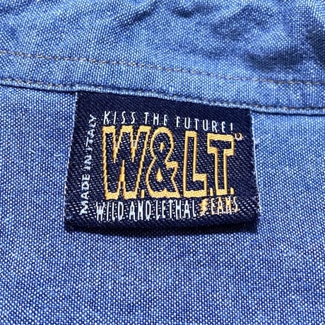 【USED】90'S W.&L.T. JEANS DENIM SHIRT