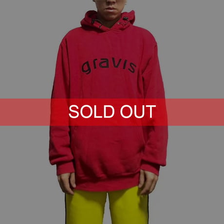【USED】00'S GRAVIS HOODIE