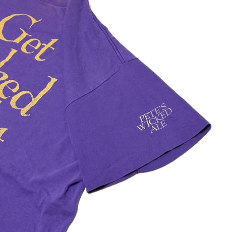 【USED】90's PETE'S WICKED ALE Get Wicked Tonight T-SHIRT