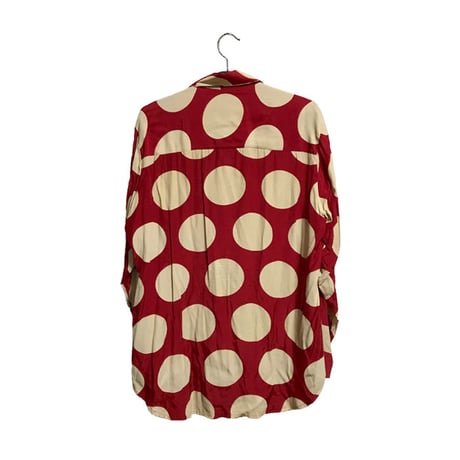 【USED】80'S VIVIENNE WESTWOOD SPOT SHIRT RED