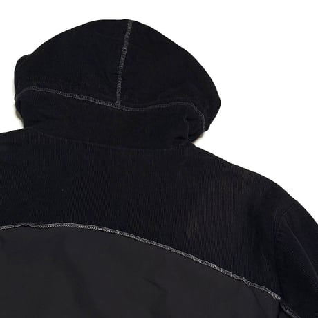【USED】00's EURO NIKE "Uptempo" Corduroy Panel Technical Hooded Jacket