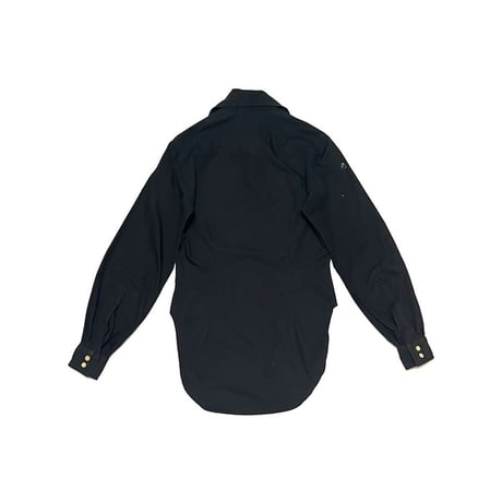 【USED】90's Vivienne Wsetwood POINTED COLLAR BLOUSE BLACK