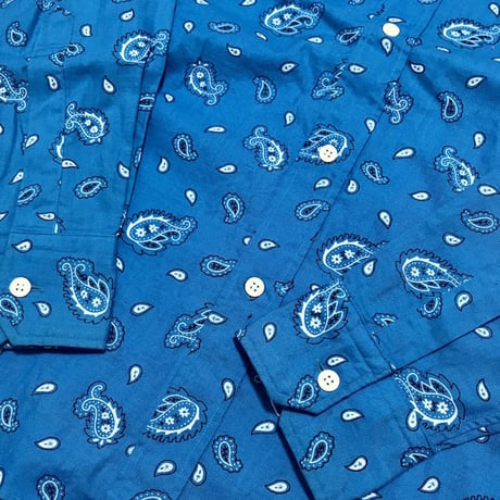 【USED】00'S KIM JONES PAISLEY SHIRT