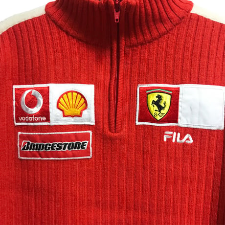 【USED】00'S FILA RACING TYPE SWEATER