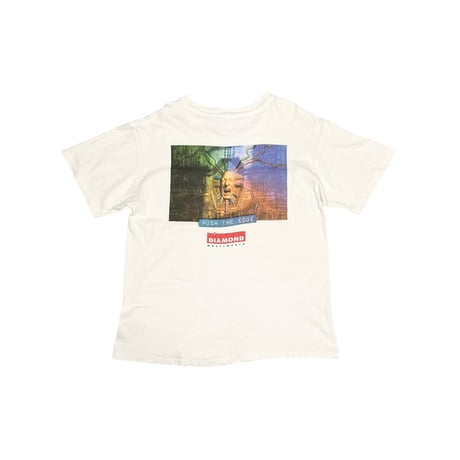 【USED】90's DIAMOND MULTIMEDIA  "PUSH THE EDGE" Cyber Graphic T-shirt