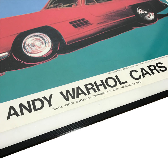 希少 アンディ・ウォーホル CARS 車 旧車 アートポスター 当時物 USED】ANDY WARHOL 