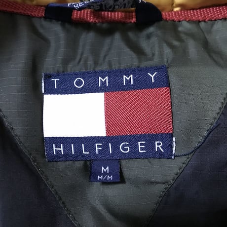 【USED】90'S TOMMY HILFIGER OVERSIZED DOWN JACKET