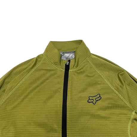 【USED】00's FOX RACING MICRO GRID FLEECE ZIP-UP TOP