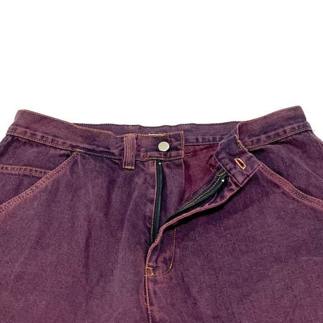 【USED】90'S BLIND SKATEBOARDS WINE RED DENIM SHORTS