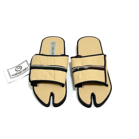 【DEAD STOCK】90'S MAHARISHI TABI SANDALS BEIGE
