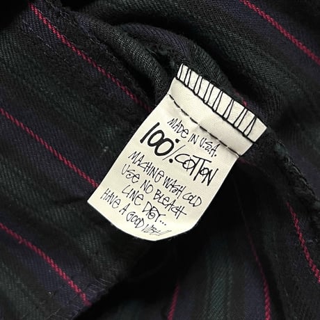 【USED】80's OLD STUSSY STRIPE OVERSIZED DRIZZLER JACKET