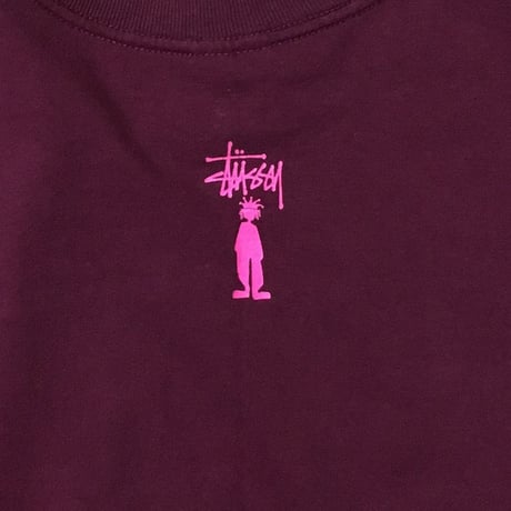 【USED】90'S STUSSY T-SHIRT "KNOWLEDGE IS KING"