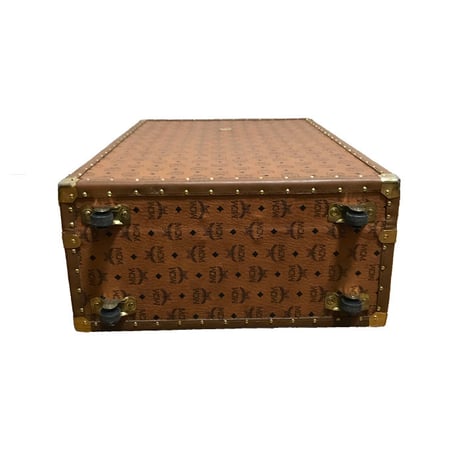 【USED】80'S MCM MONOGRAM TRUNK CASE