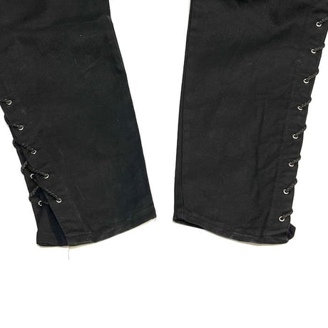 【USED】80'S-90'S TIGER ALTERNATIVE LONDON SIDE LACE-UP PANTS
