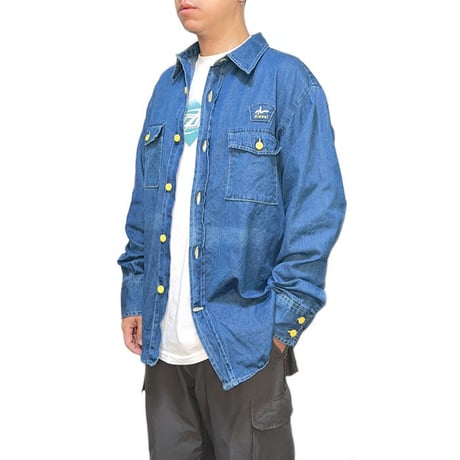 【USED】90'S OLD DIESEL CHAMBRAY SHIRT