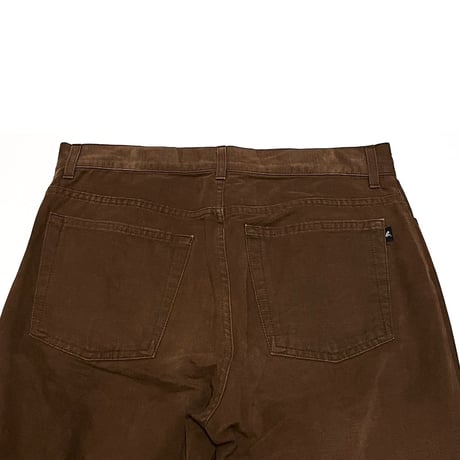 【USED】90's agnès b. BROWN COTTON PANTS