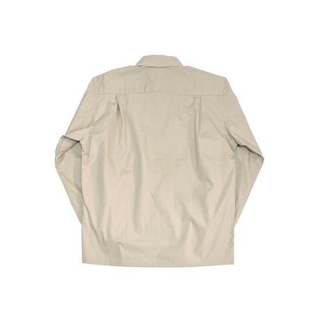 【DEAD STOCK】00'S STUSSY LINE DESIGN SHIRT BEIGE