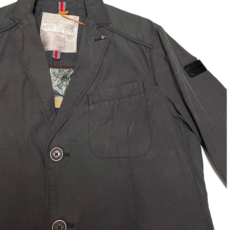 【DEAD STOCK】00's NAPAPIJRI TRAVEL JACKET DARK GRAY