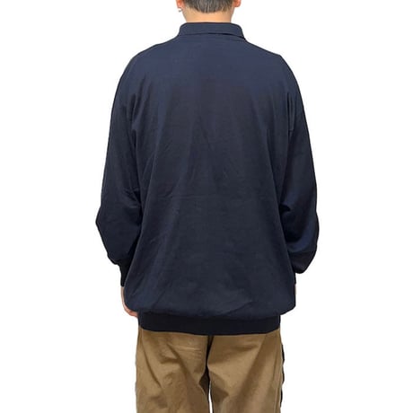 【USED】90'S VALENTINO GARAVANI COTTON KNIT L/S POLO SHIRT