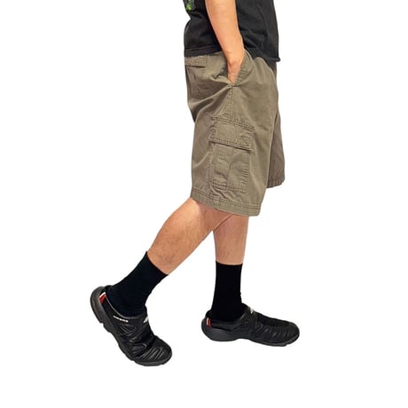 【USED】00's UMBRO One-Side Cargo Pocket Shorts