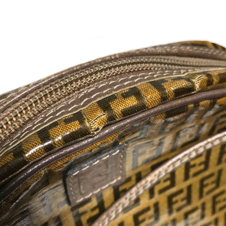 【USED】80'S FENDI ZUCCHINO PATTERN SHOULDER BAG