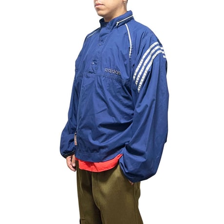 【USED】90'S ADIDAS PULL-OVER RAIN JACKET