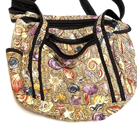 【USED】90'S NEWPORT BEACH TROMPE L'OEIL BASKET BAG